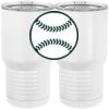 20 oz. Tall Stainless Steel Vacuum Insulated Tumbler White Thumbnail