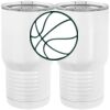 20 oz. Tall Stainless Steel Vacuum Insulated Tumbler White Thumbnail
