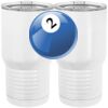 20 oz. Tall Stainless Steel Vacuum Insulated Tumbler White Thumbnail