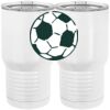 20 oz. Tall Stainless Steel Vacuum Insulated Tumbler White Thumbnail