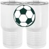 20 oz. Tall Stainless Steel Vacuum Insulated Tumbler White Thumbnail