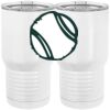 20 oz. Tall Stainless Steel Vacuum Insulated Tumbler White Thumbnail