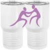 20 oz. Tall Stainless Steel Vacuum Insulated Tumbler White Thumbnail