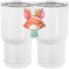 20 oz. Tall Stainless Steel Vacuum Insulated Tumbler White Thumbnail