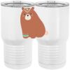 20 oz. Tall Stainless Steel Vacuum Insulated Tumbler White Thumbnail