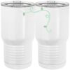 20 oz. Tall Stainless Steel Vacuum Insulated Tumbler White Thumbnail