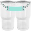 20 oz. Tall Stainless Steel Vacuum Insulated Tumbler White Thumbnail
