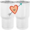 20 oz. Tall Stainless Steel Vacuum Insulated Tumbler White Thumbnail