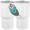 20 oz. Tall Stainless Steel Vacuum Insulated Tumbler White Thumbnail