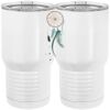 20 oz. Tall Stainless Steel Vacuum Insulated Tumbler White Thumbnail
