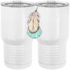 20 oz. Tall Stainless Steel Vacuum Insulated Tumbler White Thumbnail