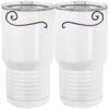 20 oz. Tall Stainless Steel Vacuum Insulated Tumbler White Thumbnail