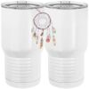 20 oz. Tall Stainless Steel Vacuum Insulated Tumbler White Thumbnail