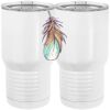 20 oz. Tall Stainless Steel Vacuum Insulated Tumbler White Thumbnail