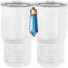 20 oz. Tall Stainless Steel Vacuum Insulated Tumbler White Thumbnail