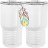 20 oz. Tall Stainless Steel Vacuum Insulated Tumbler White Thumbnail