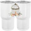 20 oz. Tall Stainless Steel Vacuum Insulated Tumbler White Thumbnail