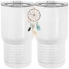 20 oz. Tall Stainless Steel Vacuum Insulated Tumbler White Thumbnail
