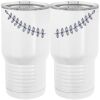 20 oz. Tall Stainless Steel Vacuum Insulated Tumbler White Thumbnail