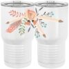 20 oz. Tall Stainless Steel Vacuum Insulated Tumbler White Thumbnail