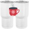 20 oz. Tall Stainless Steel Vacuum Insulated Tumbler White Thumbnail