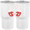 20 oz. Tall Stainless Steel Vacuum Insulated Tumbler White Thumbnail
