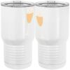 20 oz. Tall Stainless Steel Vacuum Insulated Tumbler White Thumbnail