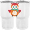 20 oz. Tall Stainless Steel Vacuum Insulated Tumbler White Thumbnail