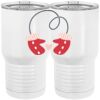 20 oz. Tall Stainless Steel Vacuum Insulated Tumbler White Thumbnail