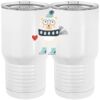 20 oz. Tall Stainless Steel Vacuum Insulated Tumbler White Thumbnail