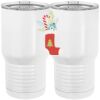 20 oz. Tall Stainless Steel Vacuum Insulated Tumbler White Thumbnail