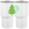 20 oz. Tall Stainless Steel Vacuum Insulated Tumbler White Thumbnail