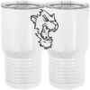 20 oz. Tall Stainless Steel Vacuum Insulated Tumbler White Thumbnail