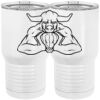 20 oz. Tall Stainless Steel Vacuum Insulated Tumbler White Thumbnail