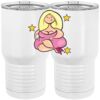 20 oz. Tall Stainless Steel Vacuum Insulated Tumbler White Thumbnail