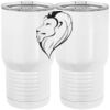 20 oz. Tall Stainless Steel Vacuum Insulated Tumbler White Thumbnail
