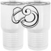 20 oz. Tall Stainless Steel Vacuum Insulated Tumbler White Thumbnail