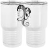 20 oz. Tall Stainless Steel Vacuum Insulated Tumbler White Thumbnail