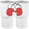 20 oz. Tall Stainless Steel Vacuum Insulated Tumbler White Thumbnail