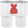 20 oz. Tall Stainless Steel Vacuum Insulated Tumbler White Thumbnail