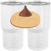 20 oz. Tall Stainless Steel Vacuum Insulated Tumbler White Thumbnail