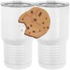 20 oz. Tall Stainless Steel Vacuum Insulated Tumbler White Thumbnail