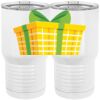 20 oz. Tall Stainless Steel Vacuum Insulated Tumbler White Thumbnail