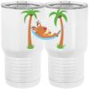 20 oz. Tall Stainless Steel Vacuum Insulated Tumbler White Thumbnail