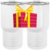 20 oz. Tall Stainless Steel Vacuum Insulated Tumbler White Thumbnail