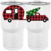 20 oz. Tall Stainless Steel Vacuum Insulated Tumbler White Thumbnail