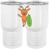 20 oz. Tall Stainless Steel Vacuum Insulated Tumbler White Thumbnail