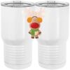 20 oz. Tall Stainless Steel Vacuum Insulated Tumbler White Thumbnail