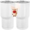 20 oz. Tall Stainless Steel Vacuum Insulated Tumbler White Thumbnail