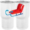 20 oz. Tall Stainless Steel Vacuum Insulated Tumbler White Thumbnail